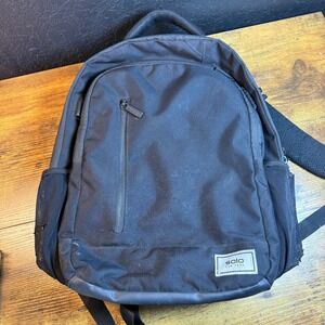 Solo New York Re:solve Black Recycled Polyester Laptop Backpack‎ Unisex OS